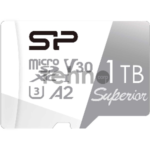 Флеш карта microSDXC 1Tb Class10 Silicon Power SP001TBSTXDA2V20SP Superior + adapter