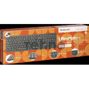 Беспроводная клавиатура DEFENDER ULTRAMATE SM-535 RU BLACK 45535 DEFENDER
