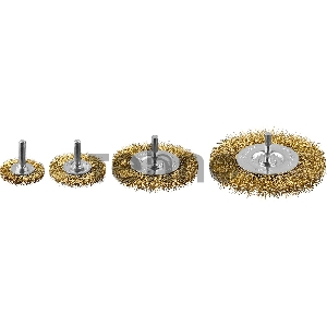 Набор щеток дисковых для дрели, ЗУБР 