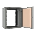 Шкаф коммутационный C3 Solutions WALLBOX 6-66 G (NT084687) настенный 6U 600x650мм пер.дв.стекл направл.под закл.гайки 60кг серый 600мм 19.5кг 340мм IP20 сталь, фото 3