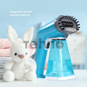 Отпариватель ручной Galaxy LINE GL6194, голубой(4шт) Отпариватель  для одежды, мощность 1300 Вт, насадка-щетка для очистки, время нагрева до 20 секунд, индикатор нагрева, защита от перегрева, объем резервуара для воды 300 мл, постоянная подача пара до 25 