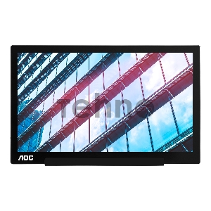 Монитор AOC 15.6 Style I1601P черный IPS LED 16:9 матовая 700:1 220cd 160гр/160гр 1920x1080 FHD USB 0.824кг