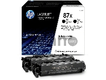 Тонер-картридж двойная упаковка HP 87X (CF287XF/CF287XD) черный для LJ M506/M501/M5272*18 000 стр.)