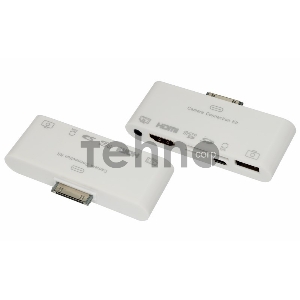 Адаптер AV 6 в 1 для iPhone 4/4S на HDMI, USB, microSD, SD, 3.5 мм, microUSB Адаптер AV 6 в 1 для iPhone 4/4S на HDMI, USB, microSD, SD, 3.5 мм, microUSB
