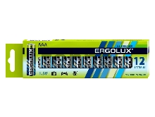 Батарея Ergolux Alkaline LR03 BP-12 AAA 1250mAh (12шт) коробка