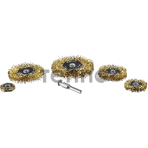 Набор щеток дисковых для дрели ЗУБР 