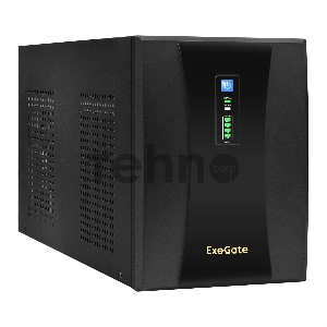 Источник бесперебойного питания ExeGate EX292614RUS SpecialPro UNB-3000.LED.AVR.3SH.2C13.RJ.USB <3000VA/1800W,LED, AVR,3*Schuko+2*C13,RJ45/11,USB, металлический корпус, Black>