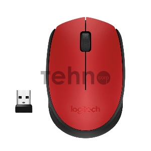 Мышь 910-004641 Logitech Wireless Mouse M171, Red