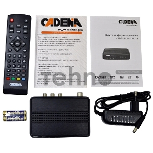 Цифровой телевизионный DVB-T2 ресивер CADENA CDT-1791SB