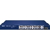 Коммутатор PLANET GSW-2824P 24-Port 10/100/1000T 802.3at PoE + 2-Port 10/100/1000T + 2-Port Gigabit TP/SFP Combo Ethernet Switch (250W PoE Budget, Standard/VLAN/Extend mode, supports PD alive check), фото 3