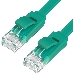 Патч-корд Greenconnect плоский прямой PROF  15.0m UTP медь, кат.6, зеленый, позолоченные контакты, 30 AWG, Premium ethernet high speed 10 Гбит/с, RJ45, T568B (GCR-LNC625-15.0m), фото 1