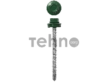 Саморезы СКД кровельные, RAL 6002 зеленый лист, 35 х 4.8 мм, 1 800 шт, для деревянной обрешетки, ЗУБР Профессионал