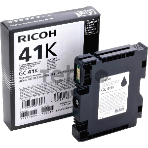 Картридж гелевый Ricoh GC 41K (2.5К) черный Aficio Aficio 3110DN/ 3110DNw/3100SNw/3110SFNw