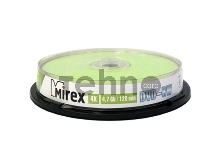 Диск DVD-RW Mirex 4.7 Gb, 4x, Cake Box (10), (10/300)