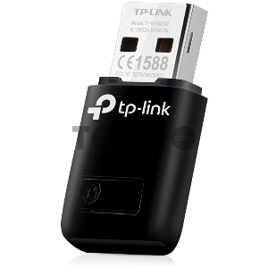 Сетевой адаптер TP-Link SOHO TL-WN823N Беспроводной USB мини адаптер 300Мбит/с стандарта N c кнопкой QSS(Realtec)