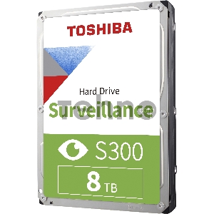 Жесткий диск Toshiba SATA-III 8Tb HDWT380UZSVA Surveillance S300 (7200rpm) 256Mb 3.5