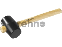 Чёрная резиновая киянка STAYER 20505-40 225г с деревянной рукояткой