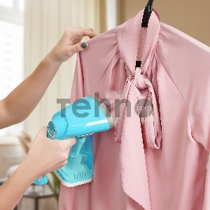 Отпариватель ручной Galaxy LINE GL6194, голубой(4шт) Отпариватель  для одежды, мощность 1300 Вт, насадка-щетка для очистки, время нагрева до 20 секунд, индикатор нагрева, защита от перегрева, объем резервуара для воды 300 мл, постоянная подача пара до 25 