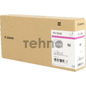 Картридж струйный Canon PFI-706 M пурпурный для iPF8300S/8400/9400S/9400 (6683B001)