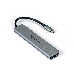 Док-станция ExeGate EX293983RUS DUB-21C/PD/CR/H (кабель-адаптер USB Type-C --> 2xUSB3.0 + Card Reader + PD 100W + HDMI 4K@60Hz, Plug&Play, серый), фото 3