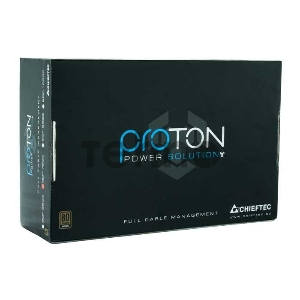 Блок питания  Chieftec 1000W Retail BDF-1000C [Proton] МОДУЛЬНЫЙ, ATX v.2.3/EPSx2, 80+BRONZE >85%,  A.PFC, 6x PCI-E (6+2-Pin), 9x SATA, 3x MOLEX, Fan