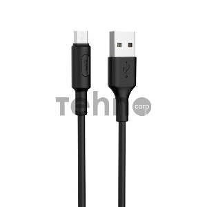 Кабель USB 2.0 hoco X25, AM/microBM, черный, 1м