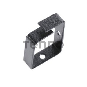 Органайзер кабельный одинарный 65x45 мм, цвет черный