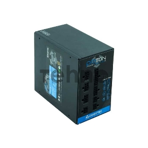 Блок питания  Chieftec 1000W Retail BDF-1000C [Proton] МОДУЛЬНЫЙ, ATX v.2.3/EPSx2, 80+BRONZE >85%,  A.PFC, 6x PCI-E (6+2-Pin), 9x SATA, 3x MOLEX, Fan