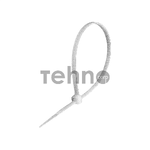 Стяжка (хомут) нейлоновая ExeGate CV66-150x3.6W (нейлон 6.6, 150x3.6мм, неоткрывающаяся, halogen free, -40°C - +85°C, белая, 100 шт)