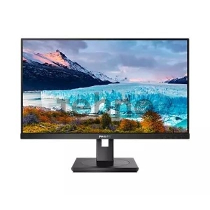 Монитор 23.8 PHILIPS 243S1/00 Black с поворотом экрана (IPS, 1920x1080, 75Hz,  4 ms, 178°/178°, 250 cd/m, 50M:1