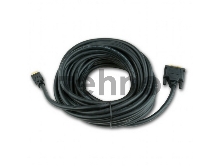 Кабель HDMI-DVI Gembird, 7.5м, 19M/19M, single link, черный, позол.разъемы,экран CC-HDMI-DVI-7.5MC