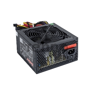 Блок питания 600W ExeGate XP600, ATX, PC, black, 12cm fan, 24p+4p, 6/8p PCI-E, 3*SATA, 2*IDE, FDD + кабель 220V в комплекте