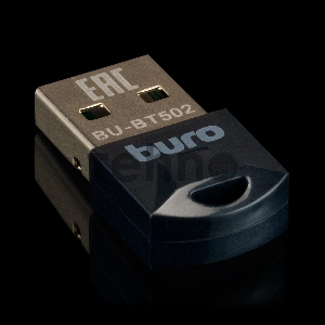 Адаптер USB Buro BU-BT502 Bluetooth 5.0+EDR class 1.5 20м черный