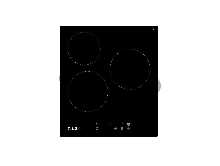 Встраиваемая индукционная варочная панель LEX EVH 430 BL  стеклокерамика ширина 45см цвет черный