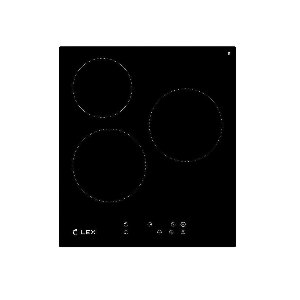 Встраиваемая индукционная варочная панель LEX EVH 430 BL  стеклокерамика ширина 45см цвет черный