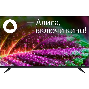 Телевизор LED Starwind 55 SW-LED55UG403 Яндекс.ТВ Frameless черный 4K Ultra HD 60Hz DVB-T DVB-T2 DVB-C DVB-S DVB-S2 USB WiFi Smart TV