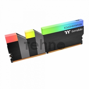 Оперативная память Thermaltake 16GB DDR4 4000 DIMM TOUGHRAM RGB Black Gaming Memory Non-ECC, CL19, 1.35V, Heat Shield, XMP 2.0, Kit (2x8GB), RTL