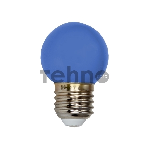 Лампа светодиодная d-45 3LED 1Вт шар E27 25лм 220В син. Neon-Night 405-113