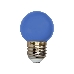 Лампа светодиодная d-45 3LED 1Вт шар E27 25лм 220В син. Neon-Night 405-113, фото 2