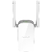 Повторитель беспроводного сигнала D-Link Wireless N300 Range Extender. 802.11b/g/n, 2.4 GHz band, Up to 300 Mbps for 802.11N wireless connection rate, Two external non-detachable 2 dBi antennas, One 10/100Base-Tx Fast Ethernet port, Operating mode: Access point, Wireless repeater, фото 1
