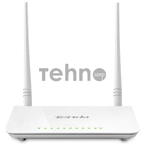 Сетевое оборудование TENDA D301 xDSL маршрутизатор ADSL2+ 802.11n, до300Мбит/с, 2TX2R, 4х100Мбит/с, USB порт с функцией принтсервера, несъемные антенны