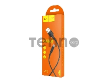 Кабель USB 2.0 hoco X25, AM/microBM, черный, 1м
