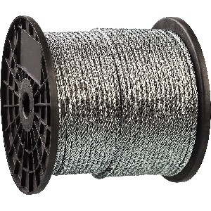 Трос стальной, оцинкованный, DIN 3055, d=8 мм, L=80 м, ЗУБР Профессионал