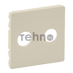 Лицевая панель для розеток TV-SAT. Слоновая кость  Valena LIFE. 