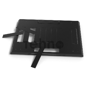 Шкаф настенный Hyperline TTB-3268-DD-RAL9004 19-дюймовый, 32U, 1610x 600х 800 мм (ВхШхГ), передняя и задняя распашные перфорированные двери (75%), ручка с замком, крыша нового типа, цвет черный