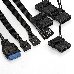 Корпус Miditower ExeGate Mistery X4-NPX600 (ATX, БП 600NPX с вент. 12см, 2*USB+1*USB3.0, HD аудио, черный, 4 вент. 12см с RGB подсветкой, пылевые фильтры, боковая панель - закаленное стекло), фото 7