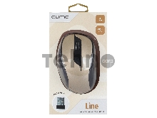 Мышь Qumo Office Line Bronze M64 [24361] {6 кноп., беспр. 2.4G, 800/1200/1600 dpi}