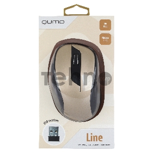 Мышь Qumo Office Line Bronze M64 [24361] {6 кноп., беспр. 2.4G, 800/1200/1600 dpi}