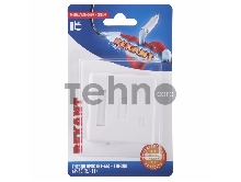 Розетка телефонная + сетевая LAN, на стену, (гнездо 8Р8С (Rj-45) + гнездо 6Р-4С (RJ-11))