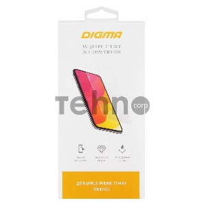 Защитное стекло для экрана Digma DGG1AP13MA для Apple iPhone 13 mini прозрачная 1шт.